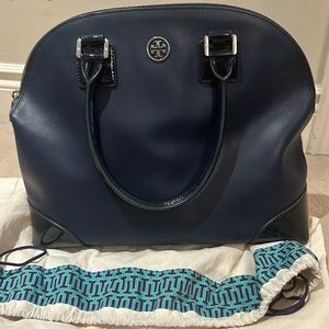 Super beautiful navy blue Tory Burch bag